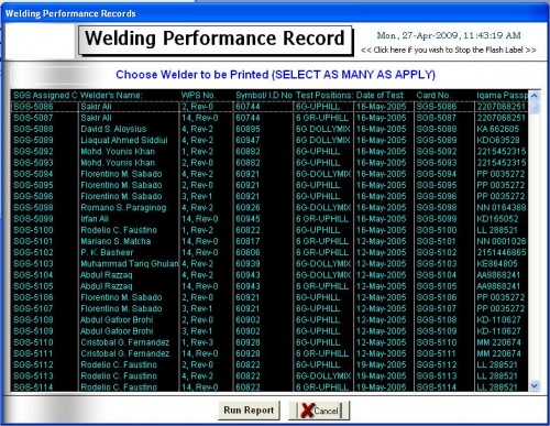 Choose Welder to print